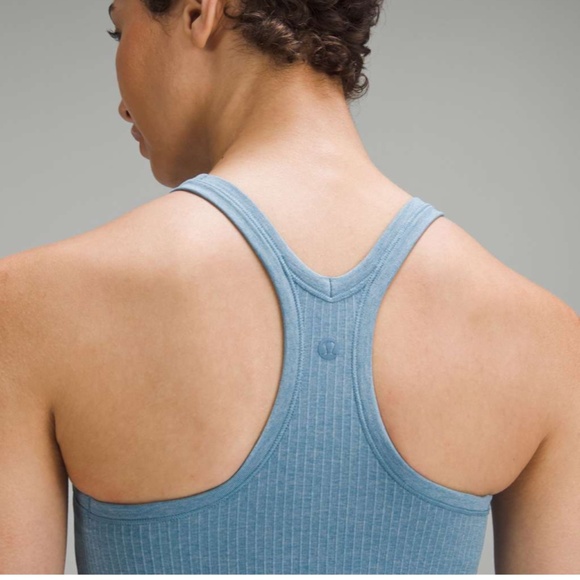 Lululemon Ebb to Street Tank Top Sz 10 Utility Blue - Picture 3 of 16